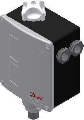 Produktbild Danfoss RT116 Pressostat 1-10 - bar G 3 RT116 Pres. 1-10 bar G 3/8 min reset