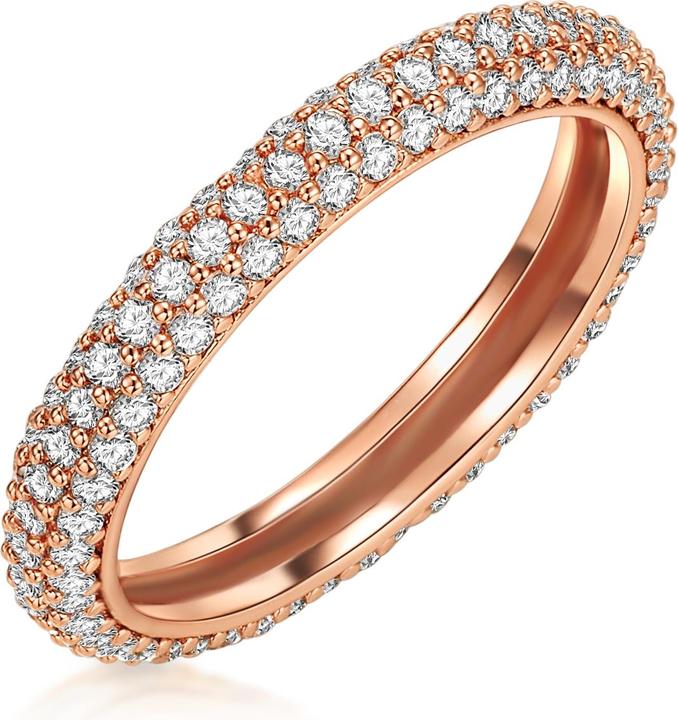 Produktbild Lulu & Jane Damen Messing Zirkonia roségold - 29697 (54)