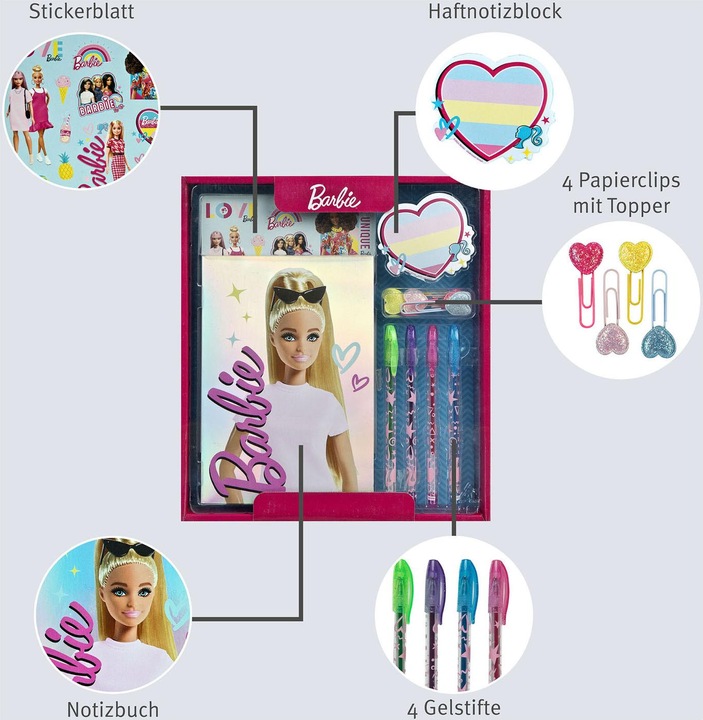 Produktbild Undercover Tagebuch Set Barbie 29 x 26 cm