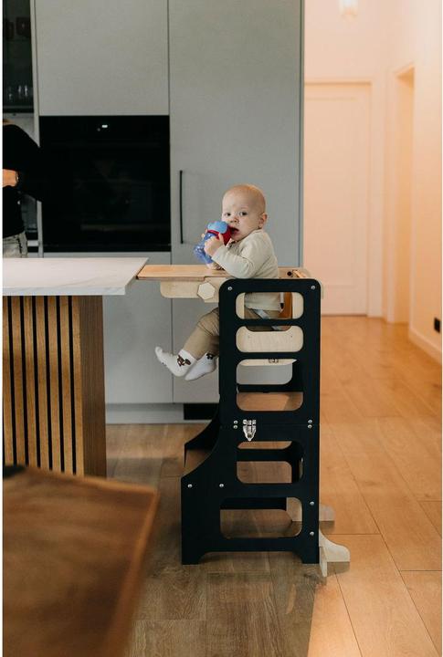 Image du produit Duck Woodworks klappbarer Lernturm und Hochstuhl