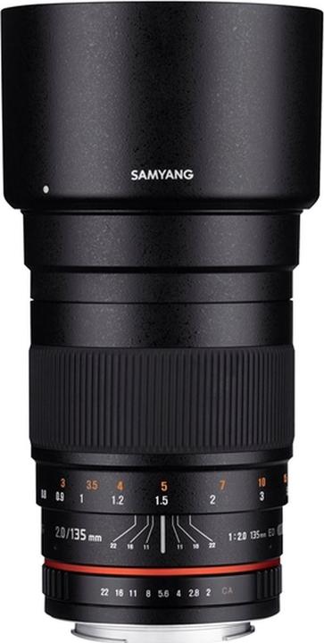 Samyang 135mm f/2 - f/22 ED UMC - Canon EF (Canon EF, Vollformat)