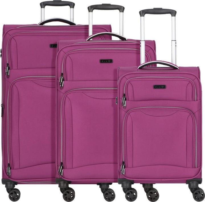 Immagine prodotto D&N Travel Line 9204 Set di valigie a 4 ruote 3 pezzi (202 l)