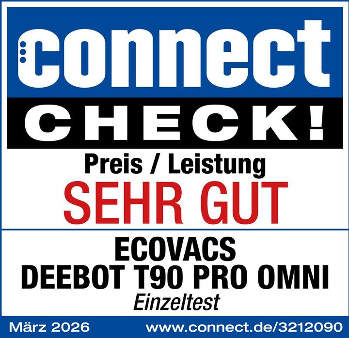 Produktbild Ecovacs T90 Pro Omni (30000 Pa, Wischrolle)