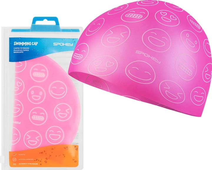 Produktbild Spokey Badekappe Emoji Kids Rosa