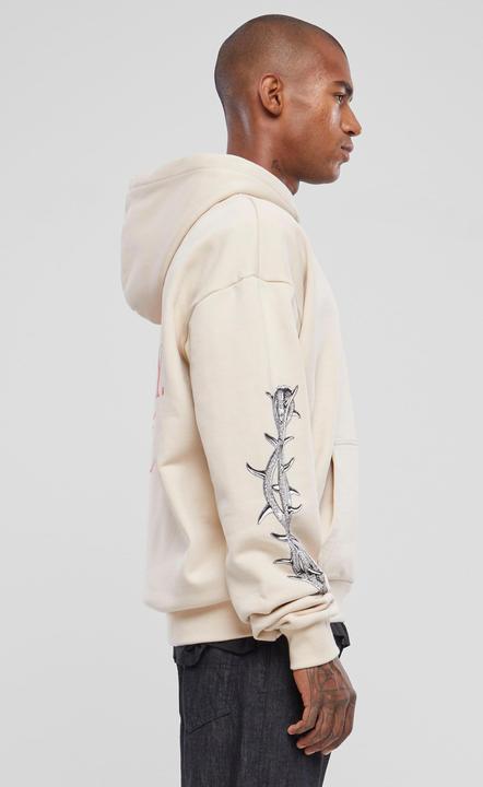 Immagine prodotto Urban Classics Felpa con cappuccio oversize ultra pesante Dio Lealtà Amore - 119373 (5XL)