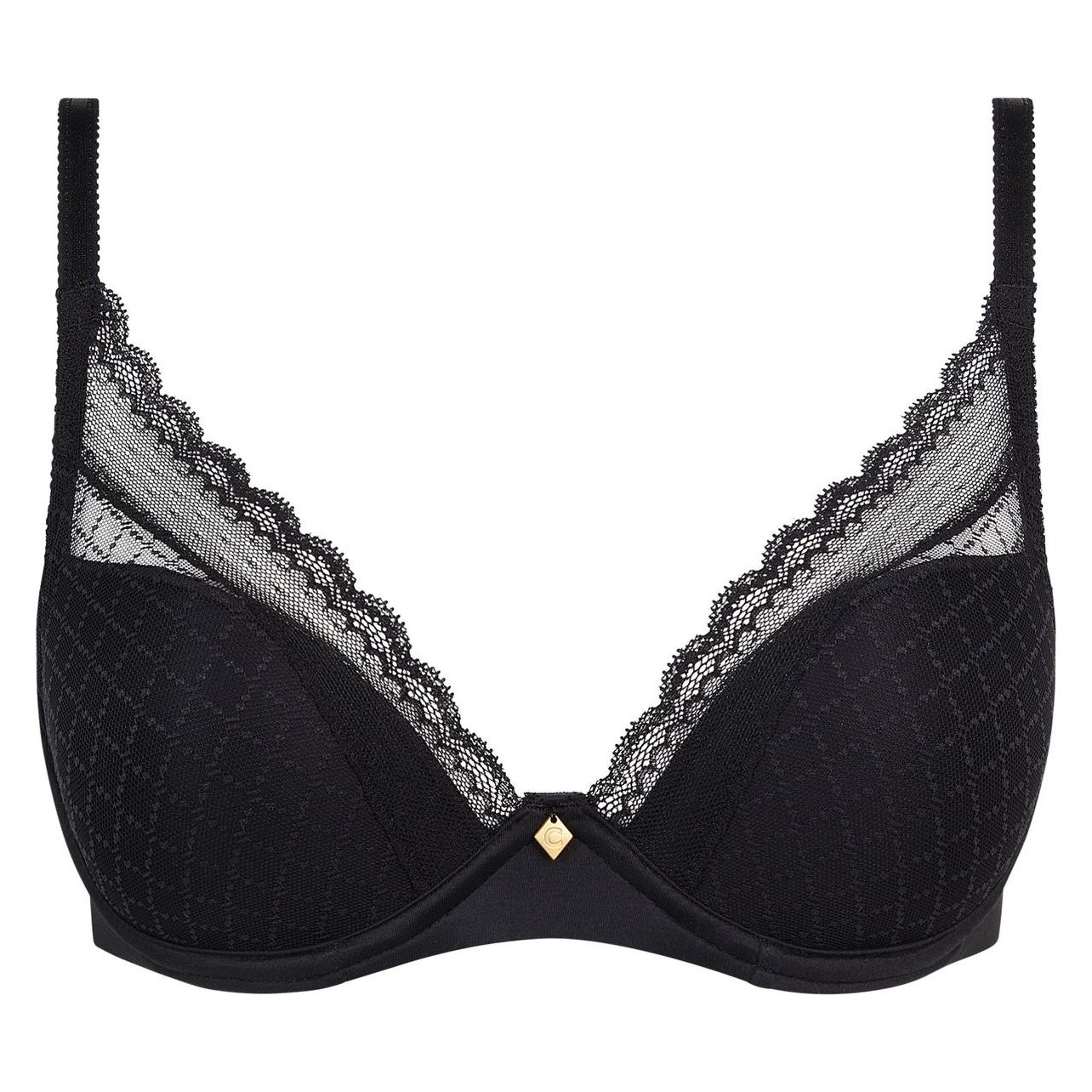 Chantelle, Bh's, Easy Feel Norah Chic Schalen-Bh, Zwart, (Een Eenheid Per Verpakking, 85 D)