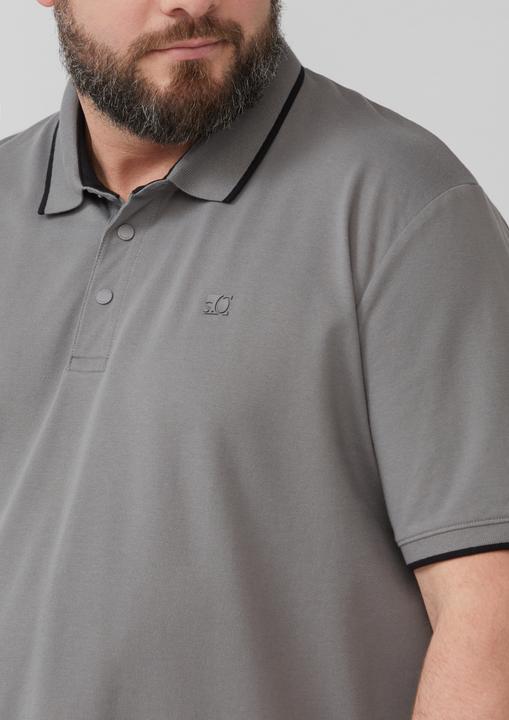 Produktbild S.Oliver Polo-Shirt Sportives Piqué-Poloshirt mit Kontrast-Details (XXL)