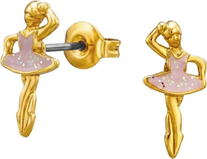 Immagine prodotto Maxte 18k Gold Plated Brass Ear Studs (Acciaio inossidabile, Ottone)