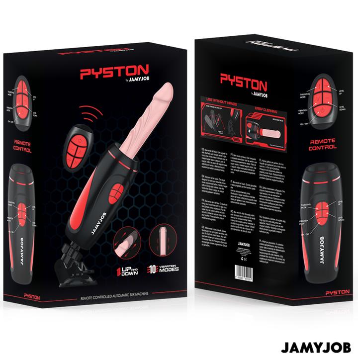 Actual product image Jamyjob Pyston Base Automatic Masturbator With Remote Control