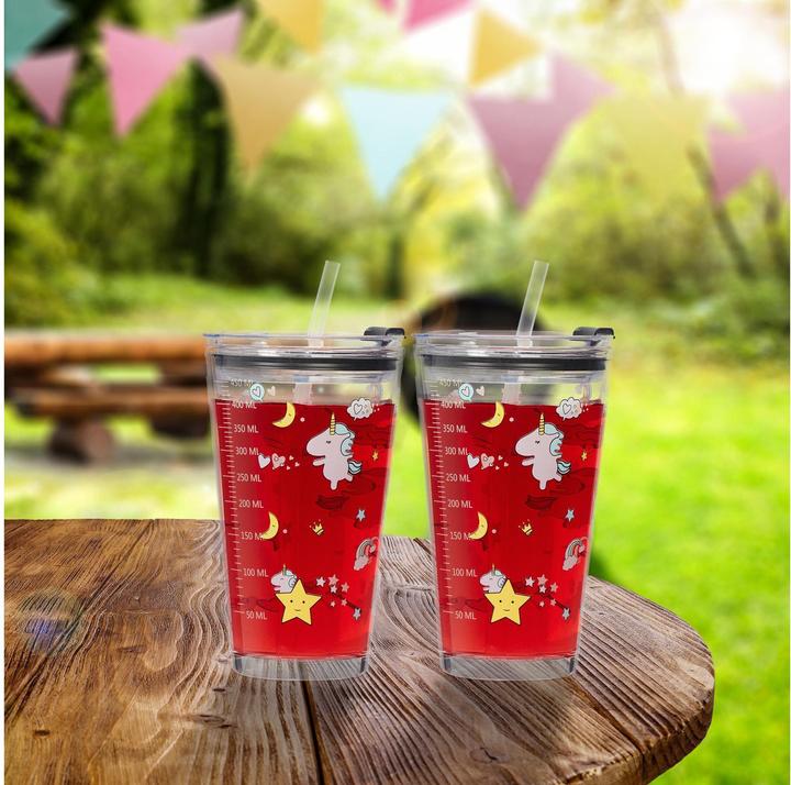 Actual product image Relaxdays 4x children's glass