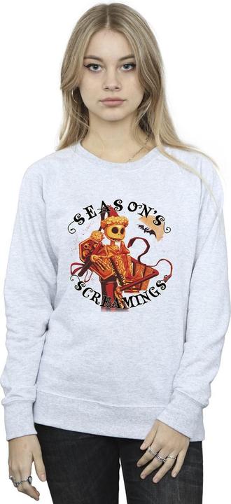 Image du produit Disney - Sweat THE NIGHTMARE BEFORE CHRISTMAS SEASONS SCREAMINGS - Femme (L)