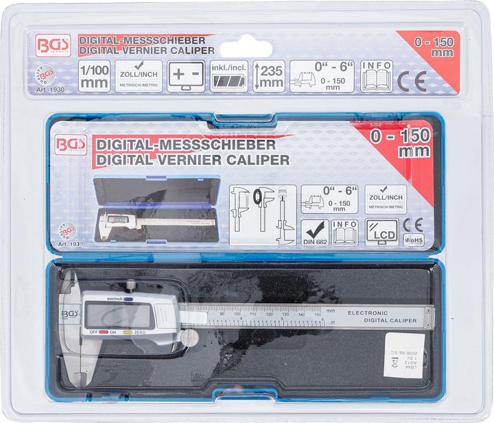 Actual product image BGS Digital caliper (15 cm)