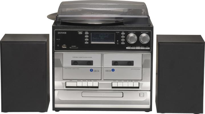 Productafbeelding Denver MRD-166 (CD Speler, Platenspeler, Tapedeck, 2x 2 W)
