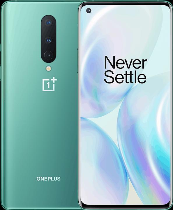 OnePlus 8 (12GB) (256 GB, Glacial Green, 6.55", Dual SIM, 48 Mpx, 5G)