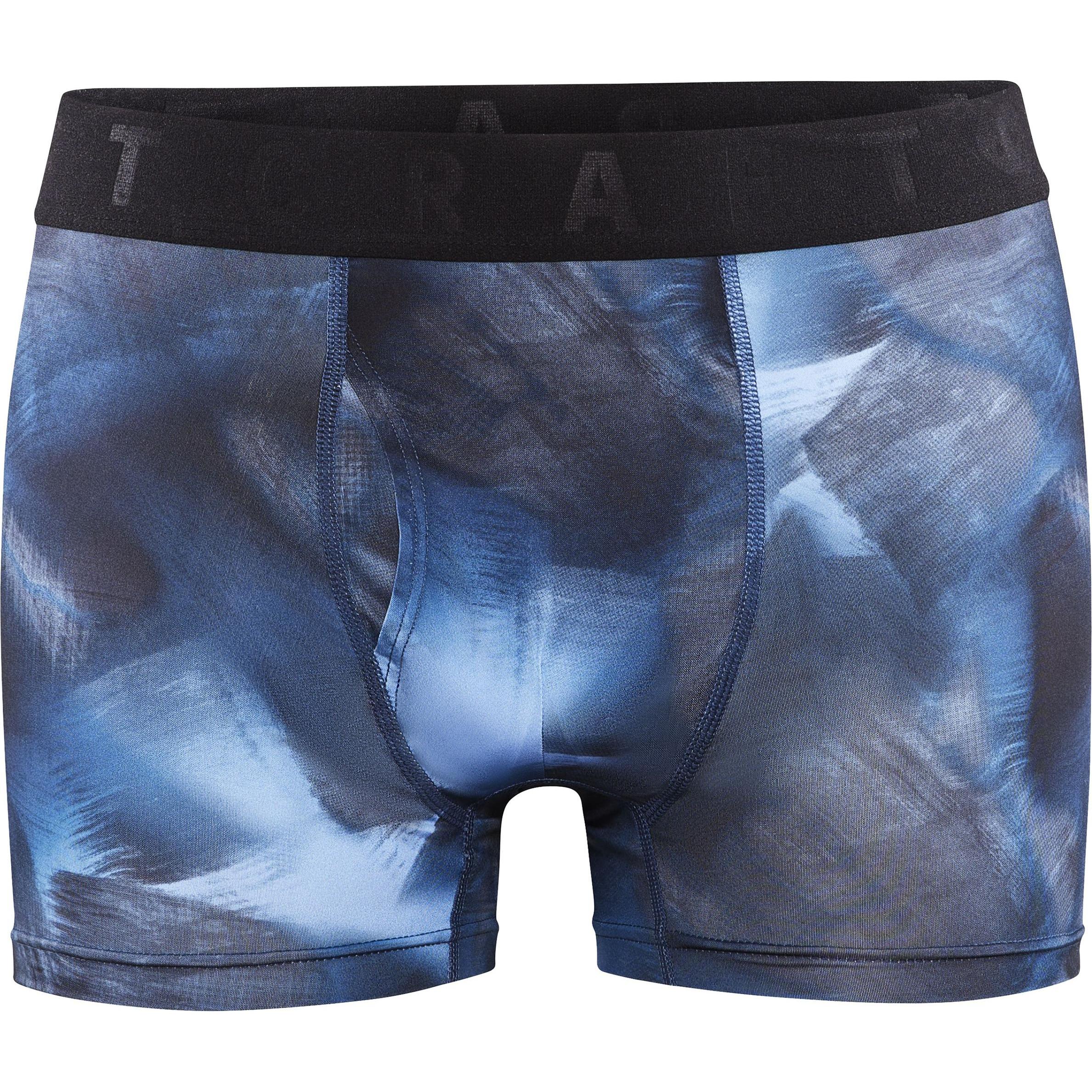Craft, Herren, Funktionsunterhose, Core Dry Boxer 3-Inch M Fluid -Multi XXL (XXL), Blau, XXL