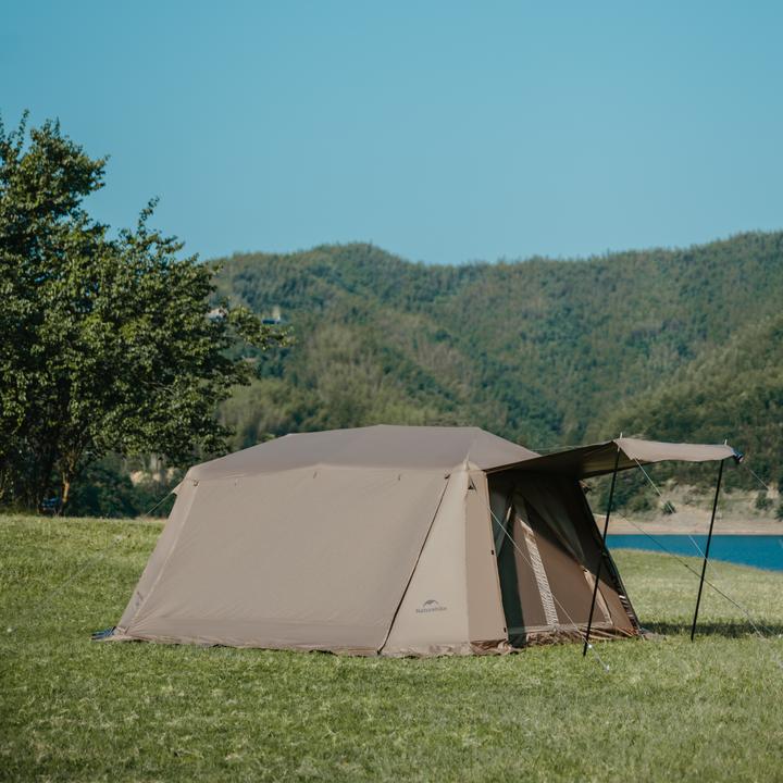 Produktbild Naturehike Village 13 ridge automatic tent brown-Tiblack (Aufblasbares Zelt)