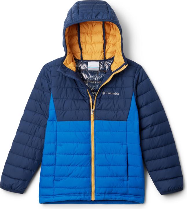 Columbia Powder Lite Boys Hooded Jacket (L)