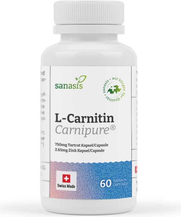 Actual product image Sanasis L-Carnitine Carnipure Original caps (60 Piece, Capsules, 500 g)