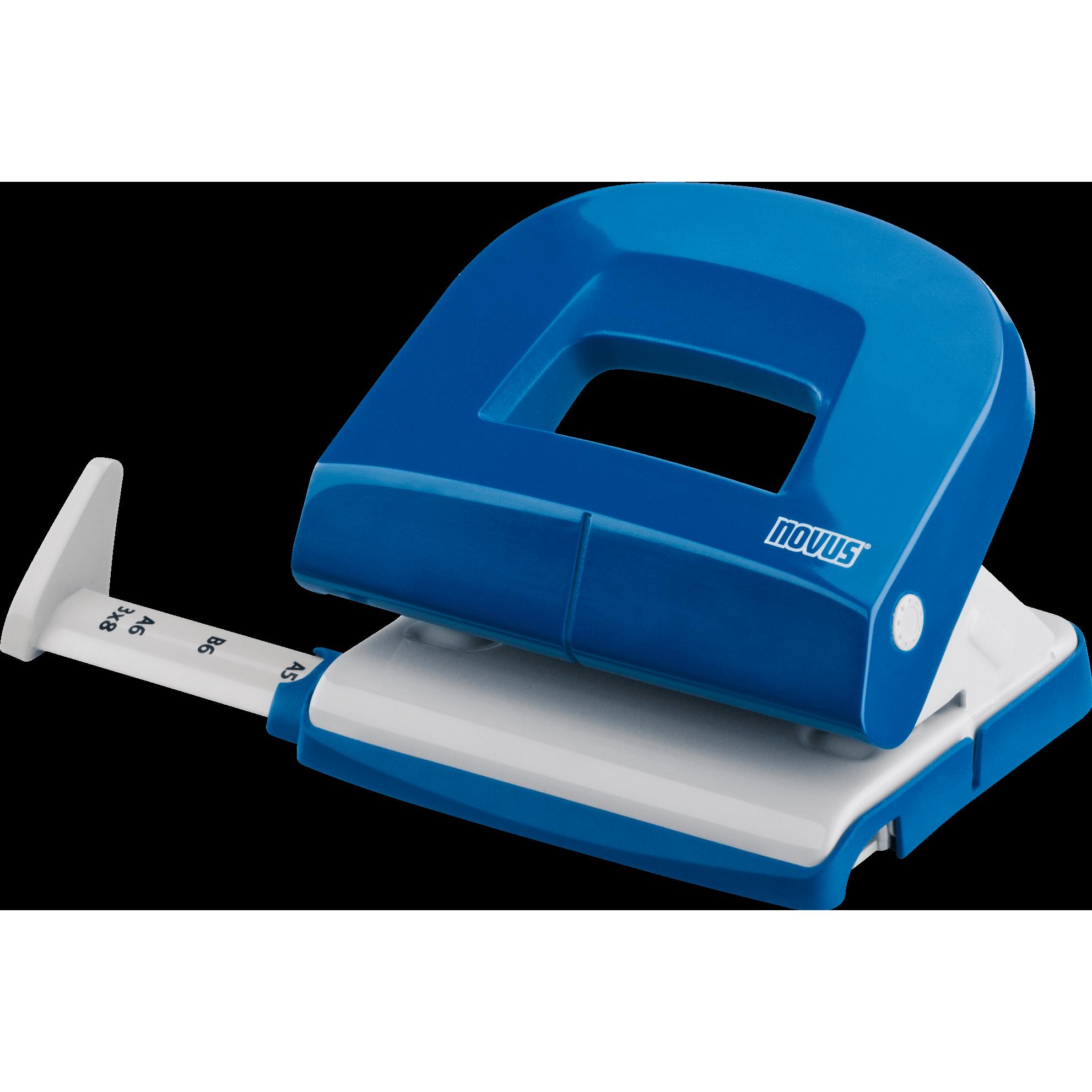 Novus, Locher, Locher E216 Metall/Kunststoff 1,6 mm 16 Blatt (Blister) blau