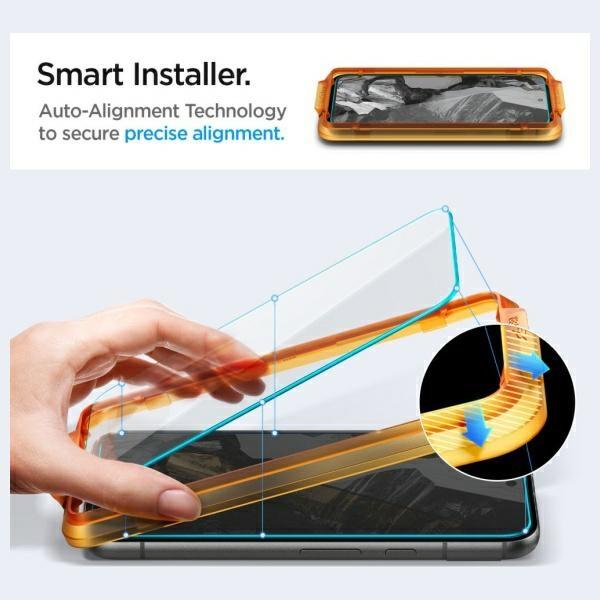 Productafbeelding Spigen GLAS.tR Align Master Google Pixel 8a Glazen Screen Protector 2PCS (2 Pcs., Google Pixel 8a)