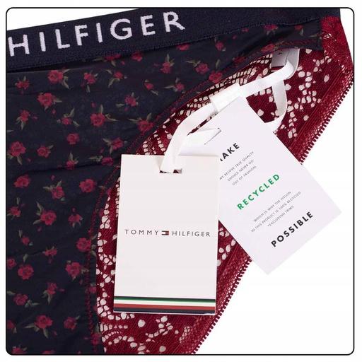 Produktbild Tommy Hilfiger Damen Lace Print Bikini Style Unterwäsche, Rose AOP, S (S)