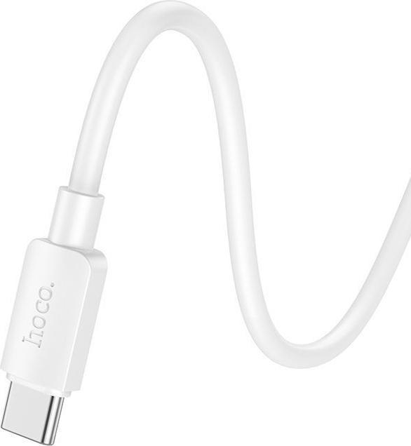 Actual product image Hoco USB-C to USB-C X96, 60W, 3A, 1m, white (1 m, USB 3.2 Gen 1, 60 W)
