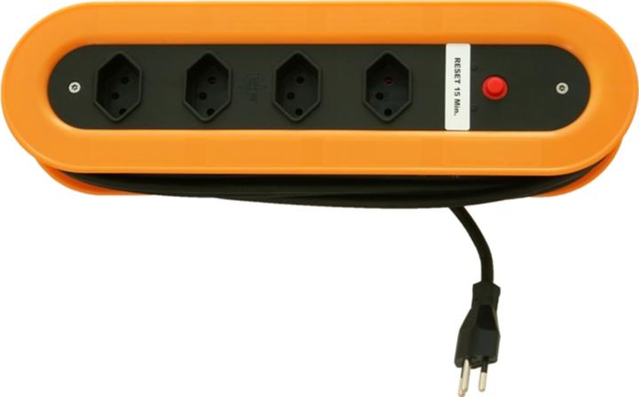 Steckdosenleiste mit Kabelaufroller Kabeltresor PICO (4x, Typ 13, 10 m)