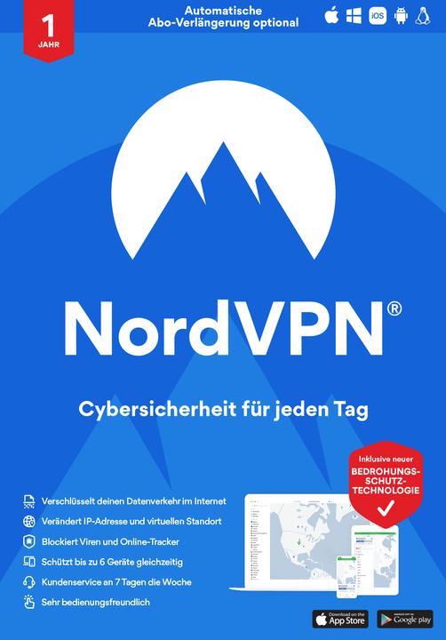Immagine prodotto NordVPN Standard (6 Utente, 12 mesi)