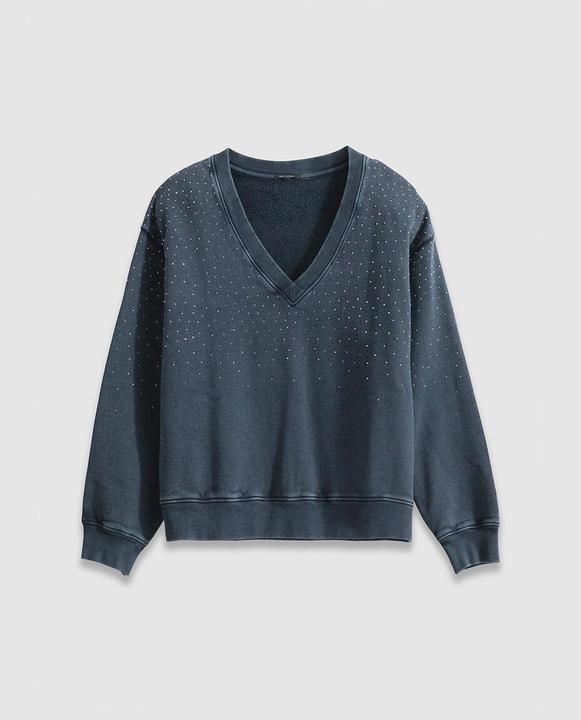 Image du produit Ikks Sweatshirt mit V-Ausschnitt und Strasssteinen (L)