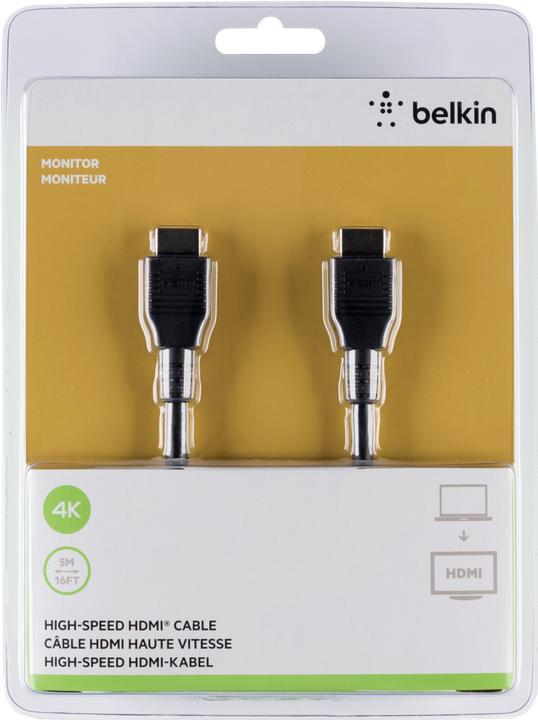 Immagine prodotto Belkin HDMI – HDMI (5 m, HDMI)