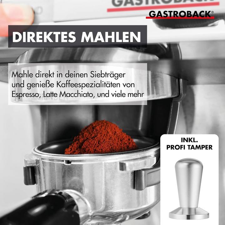 Produktbild Gastroback 42627 Design Espresso Advanced Urban Duo Siebträger-Espressomaschine