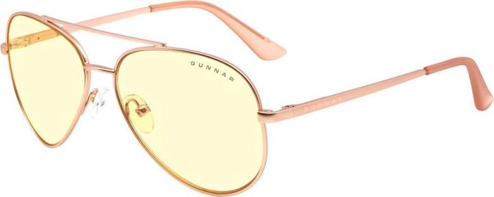 Image du produit Gunnar Lunettes d'ordinateur Maverick - Verre ambre, or rose