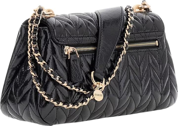 Actual product image Guess Herringbone Press Stud Handbag