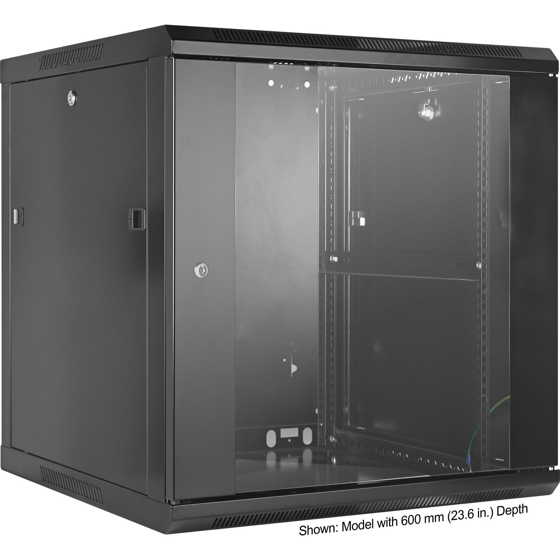 Thumbnail - Intellinet 19" Wandverteiler (10.87 HE, 19 Zoll Rack), Serverschrank, Schwarz
