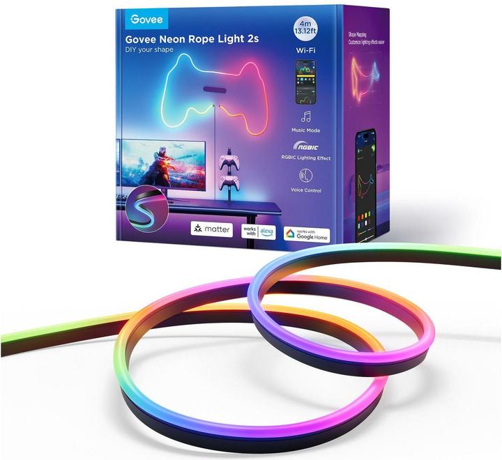 Actual product image Govee LED Stripe Neon (Multicoloured, 400 cm, Indoor)