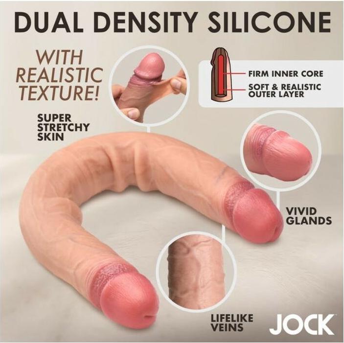 Image du produit Pipedream Doppelter Silikondildo Jock Echte Haut 40 cm