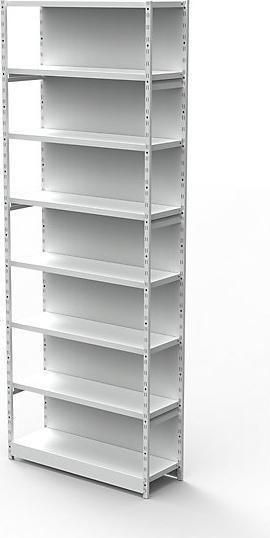 Actual product image kaiserkraft Office boltless shelving unit, with rear panel