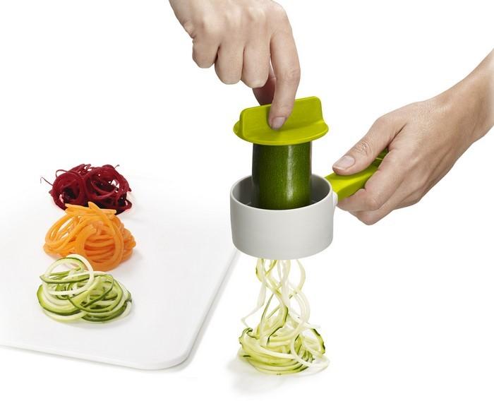 Actual product image Joseph Joseph Kompakter Spiralschneider, grün, DUO