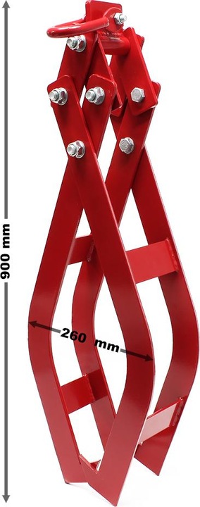 Immagine prodotto Wiltec Pinze di sollevamento forestale per legno Ø850mm come pinza per tronchi o pinze per afferrare (850 mm)