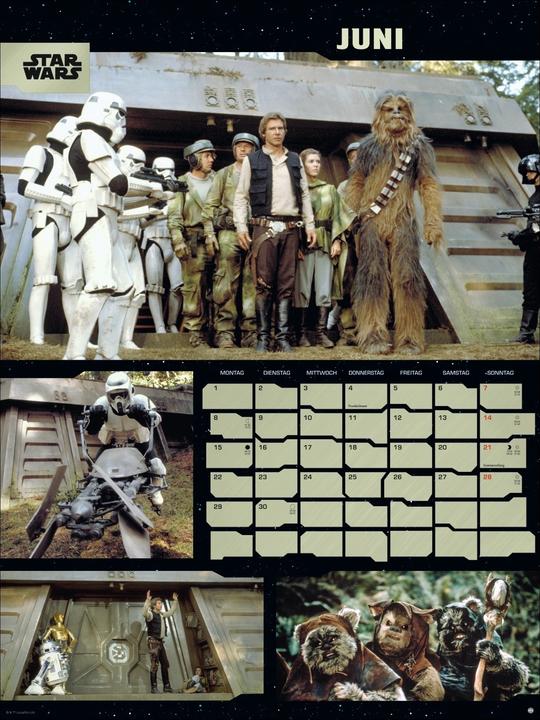 Actual product image Star Wars Broschur XL Kalender 2026 (45 x 60 cm)
