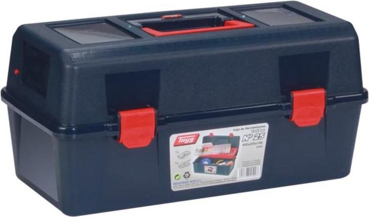 Produktbild Velleman - Werkzeugkasten - 400 x 206 x 188 mm - mit Tragekasten und Sortimentskasten