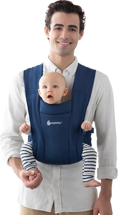 Actual product image Ergobaby Embrace Baby Carrier, midnight blue