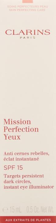 Immagine prodotto Clarins Pelle - Mission Perfection Yeux SPF 15 (Crema per la cura degli occhi, 15 ml, Giorno)
