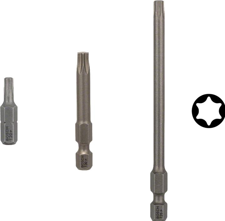 Actual product image Bosch Professional Zubehör Screwdriver bit extra-hard T8, 49 mm, pack of 1 (T 8)