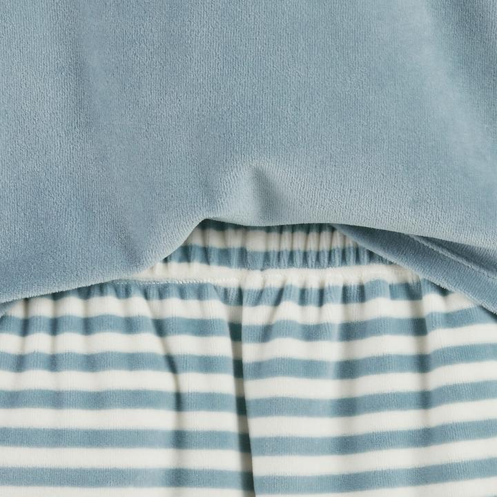 Produktbild La Redoute Collections 2er-Pack Langarm-Pyjamas aus Velours (104)