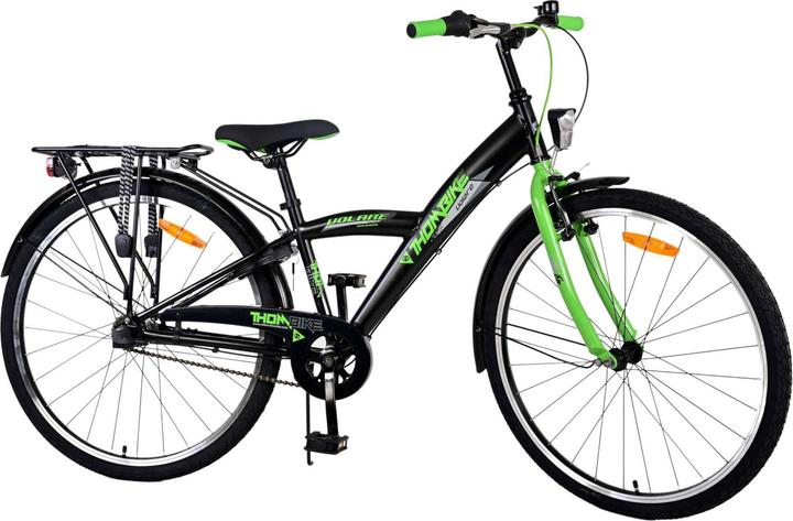 Produktbild Volare Thombike Kinderfiets - Jongens - 26 inch - Zwart Groen - 3 versnellingen (26")