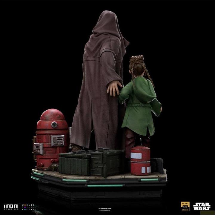Produktbild Iron Studios Star Wars: Obi-Wan Kenobi statuette Deluxe Art Scale 1/10 Obi-Wan & Young Leia 20 cm