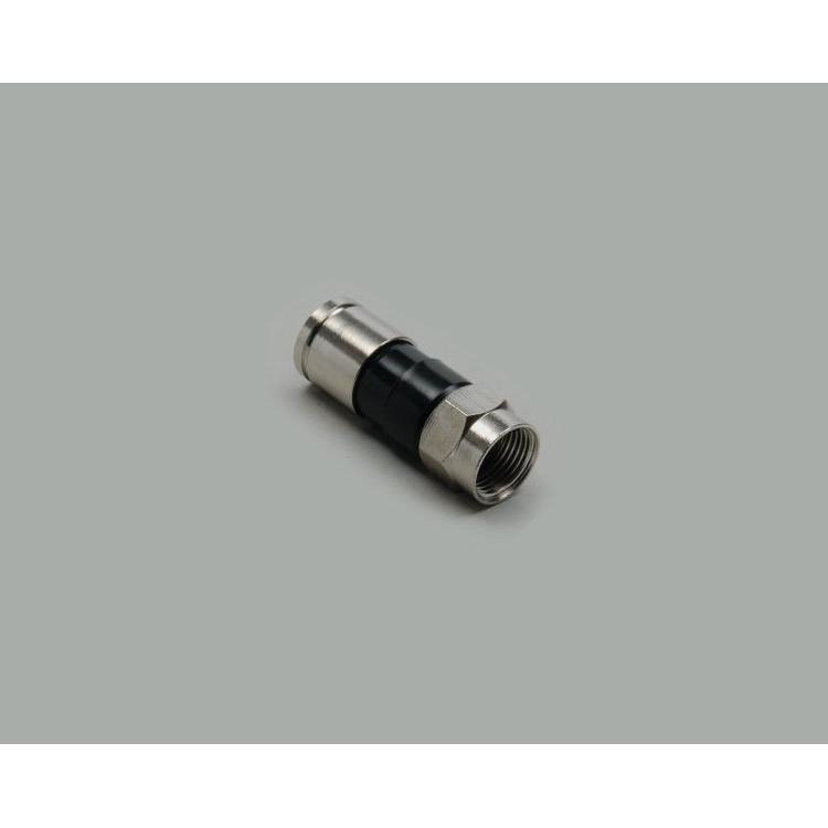BKL Electronic F-Kompressionsstecker Kabel-Durchmesser: 7.4 mm (Antennenkabel), Antennenkabel
