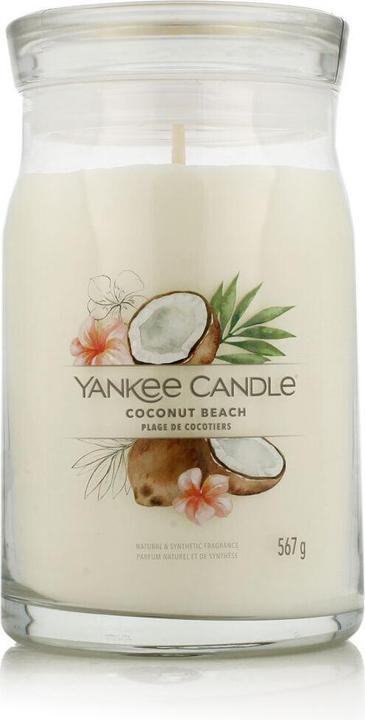 Actual product image Yankee Candle Duftkerze Coconut Beach Signature Large Jar