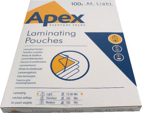 Produktbild Fellowes Apex (A4, 100 Stk., 75 µm)
